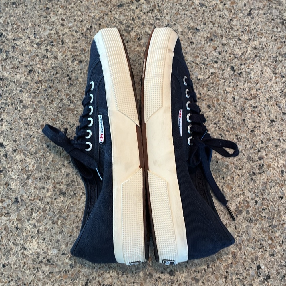 9W/7.5M (EU 40) Superga 2750 Cotu Classic Sneakers - Navy White - Picture 6 of 9